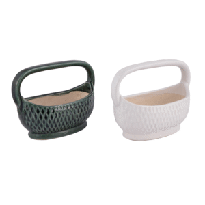 Basket Ceramic Planter